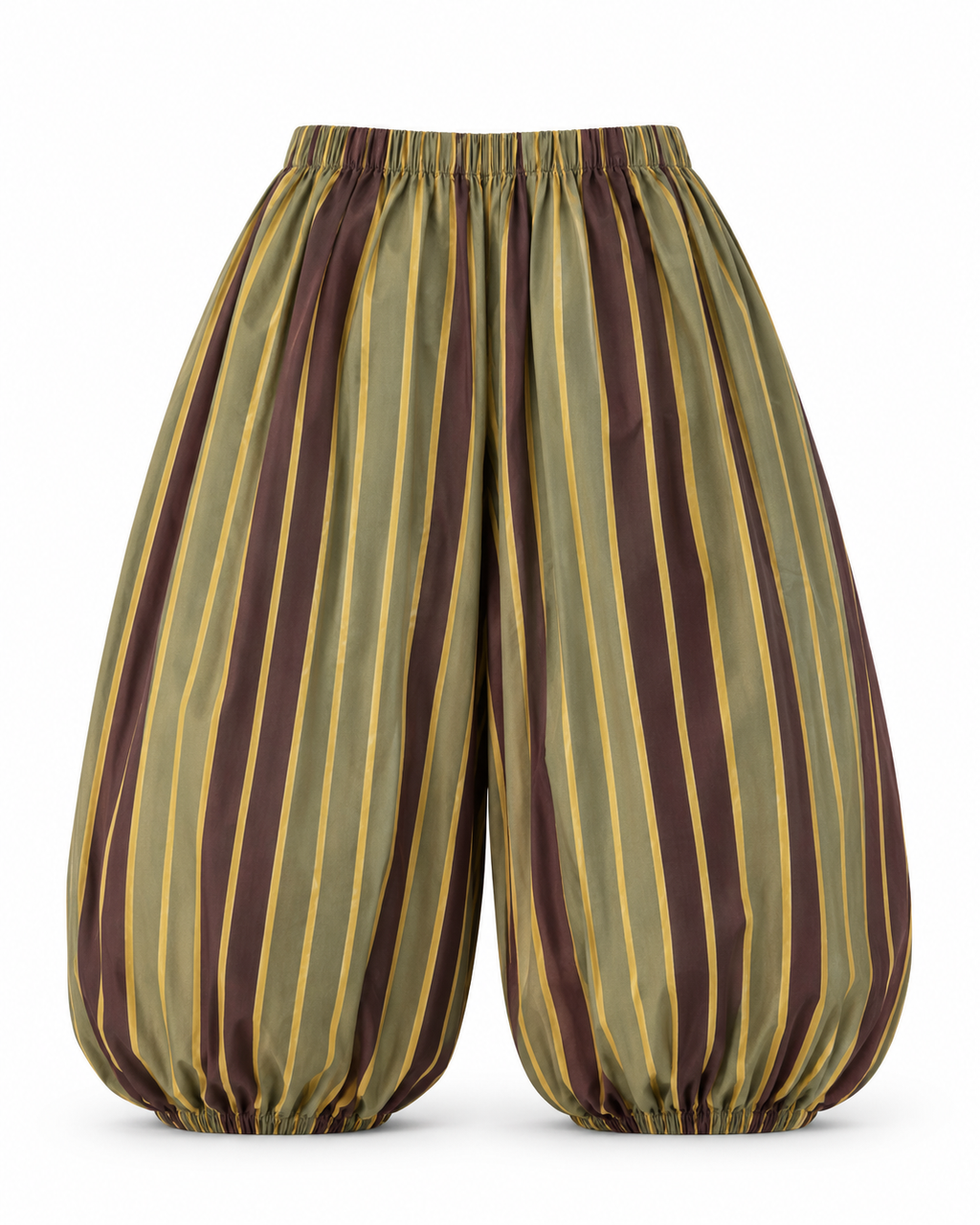 STRIPED BALLOON SHORTS - RUNWAY PIECE