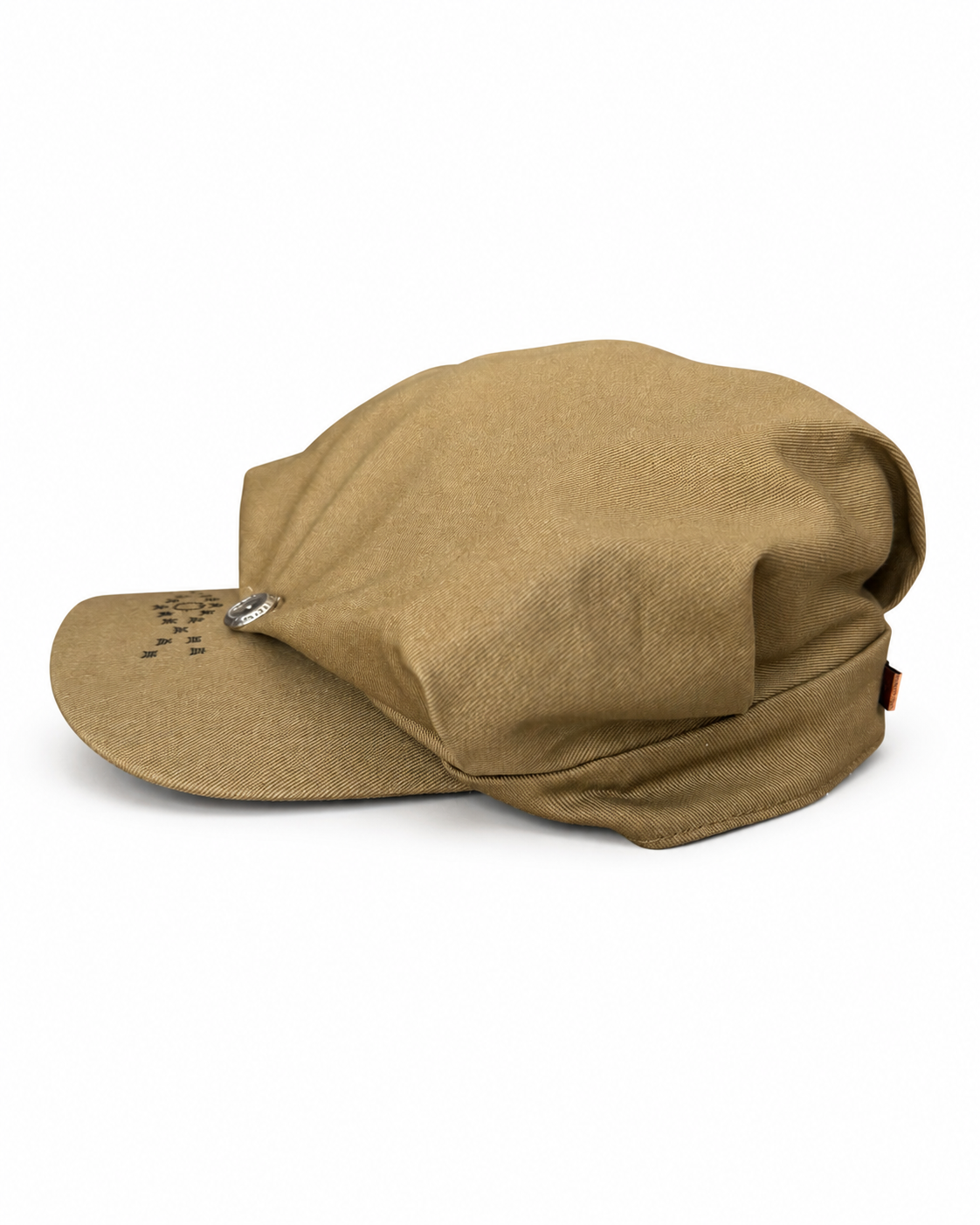 KHAKI PEASANT CAP - RUNWAY PIECE AW26
