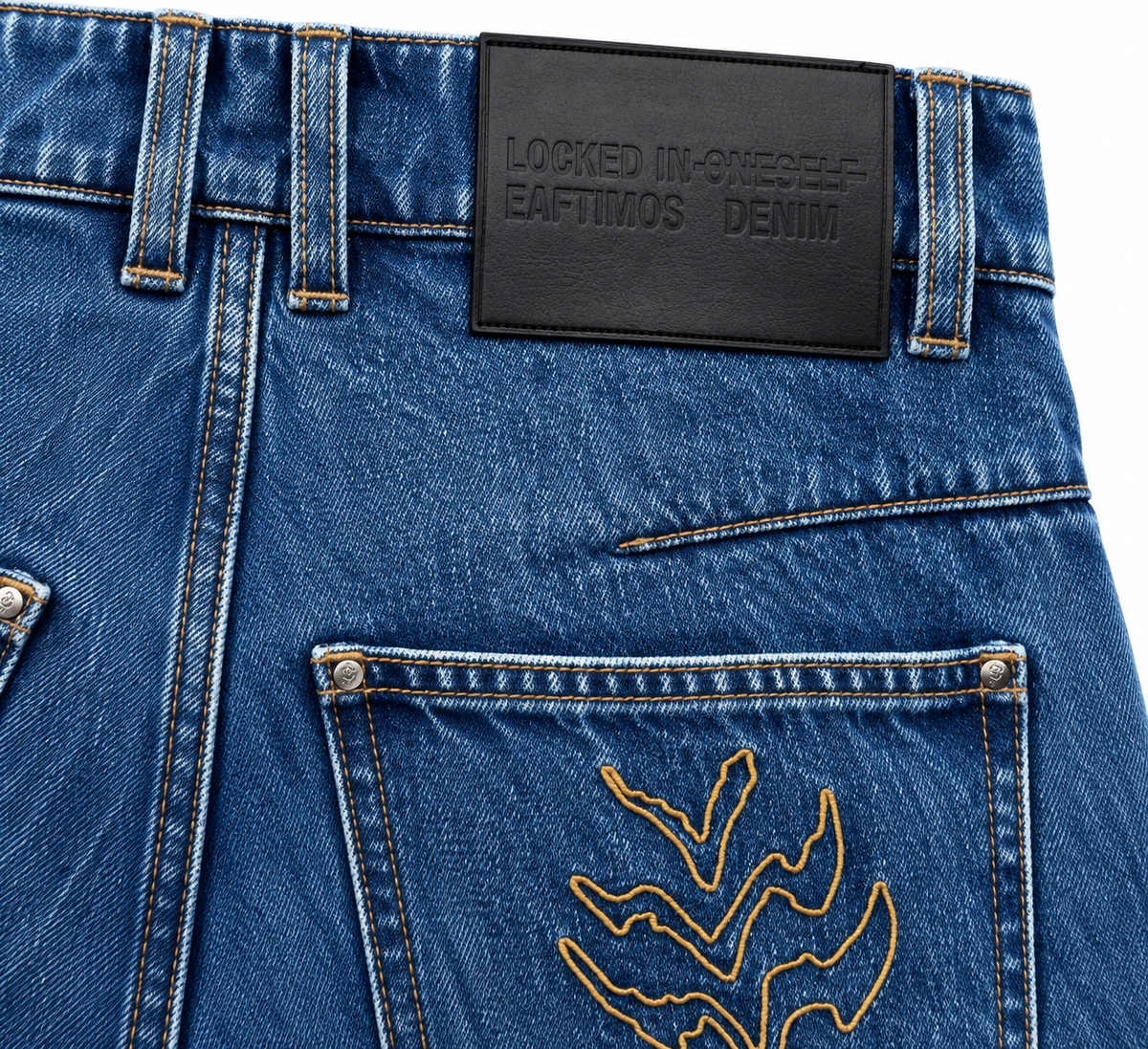 STRAW CLASP TROUSERS