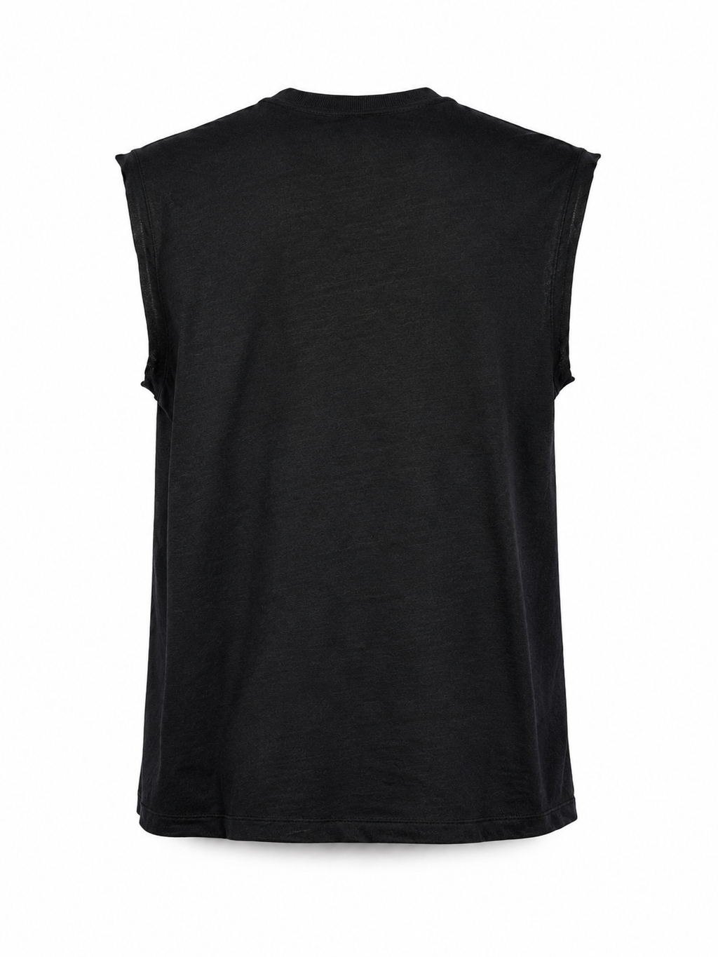XAQUIRA LINEN VEST - BLACK