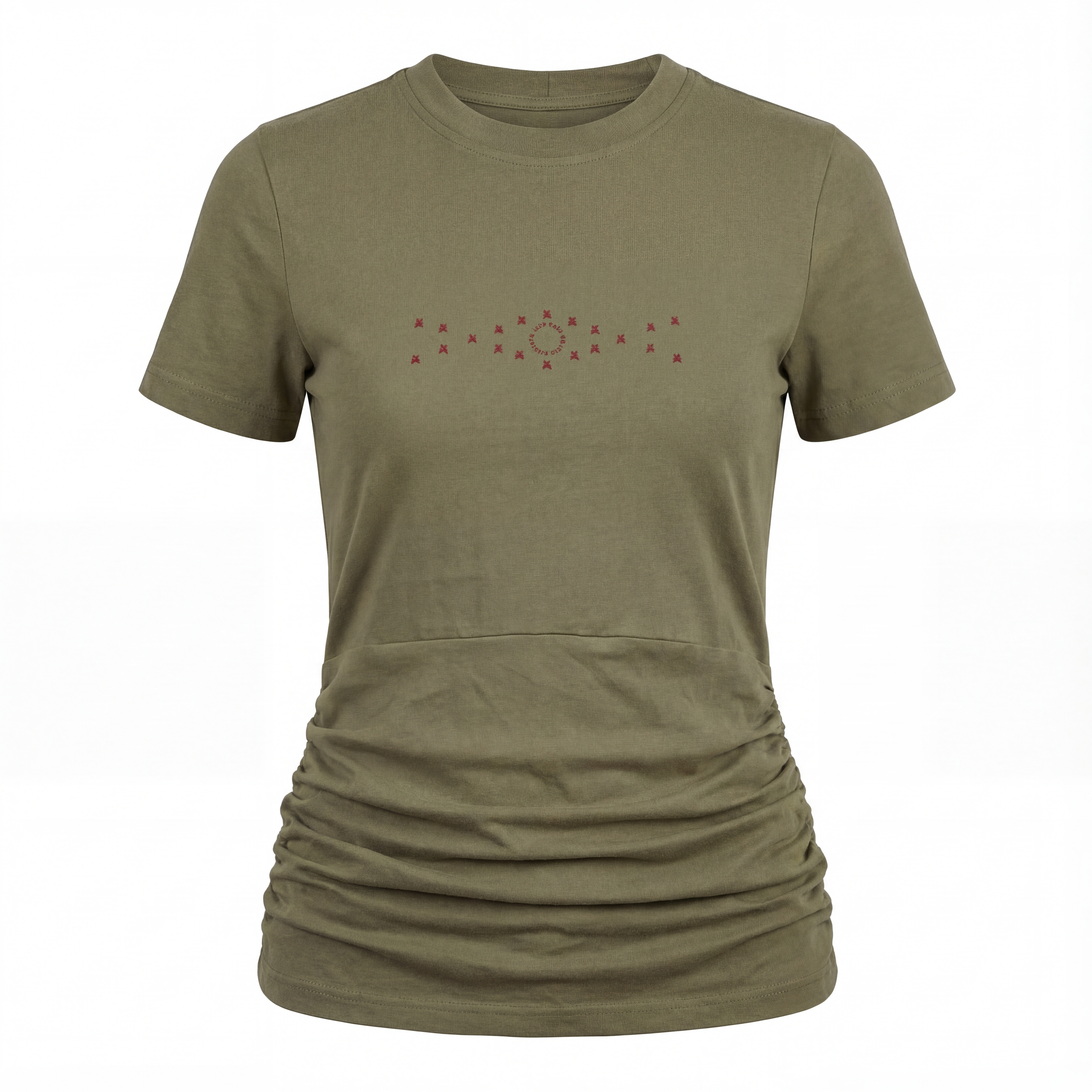 DRAPED PEASANT T-SHIRT - RUNWAY PIECE