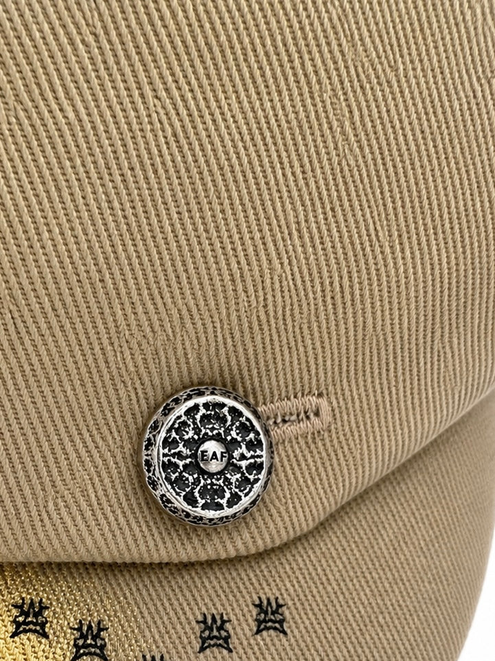 KHAKI PEASANT CAP - RUNWAY PIECE AW26