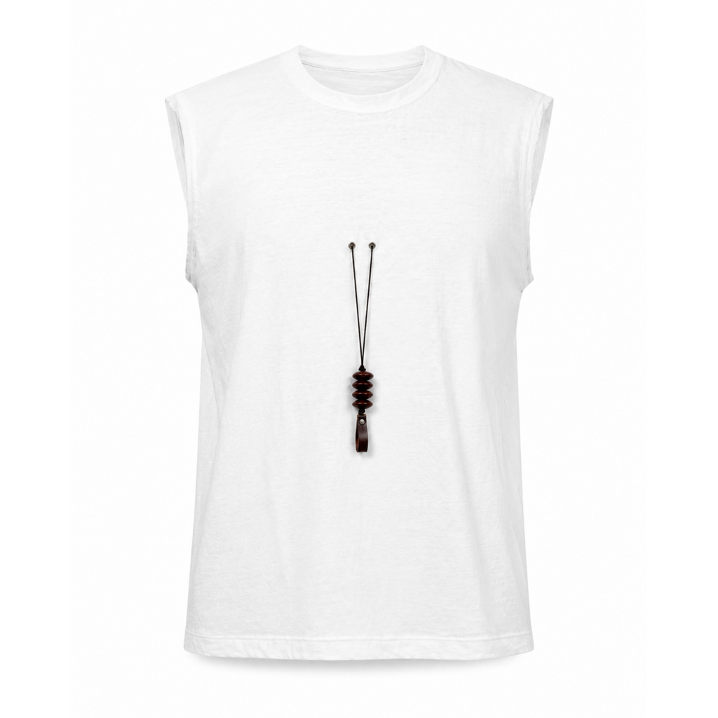 XAQUIRA LINEN VEST - WHITE