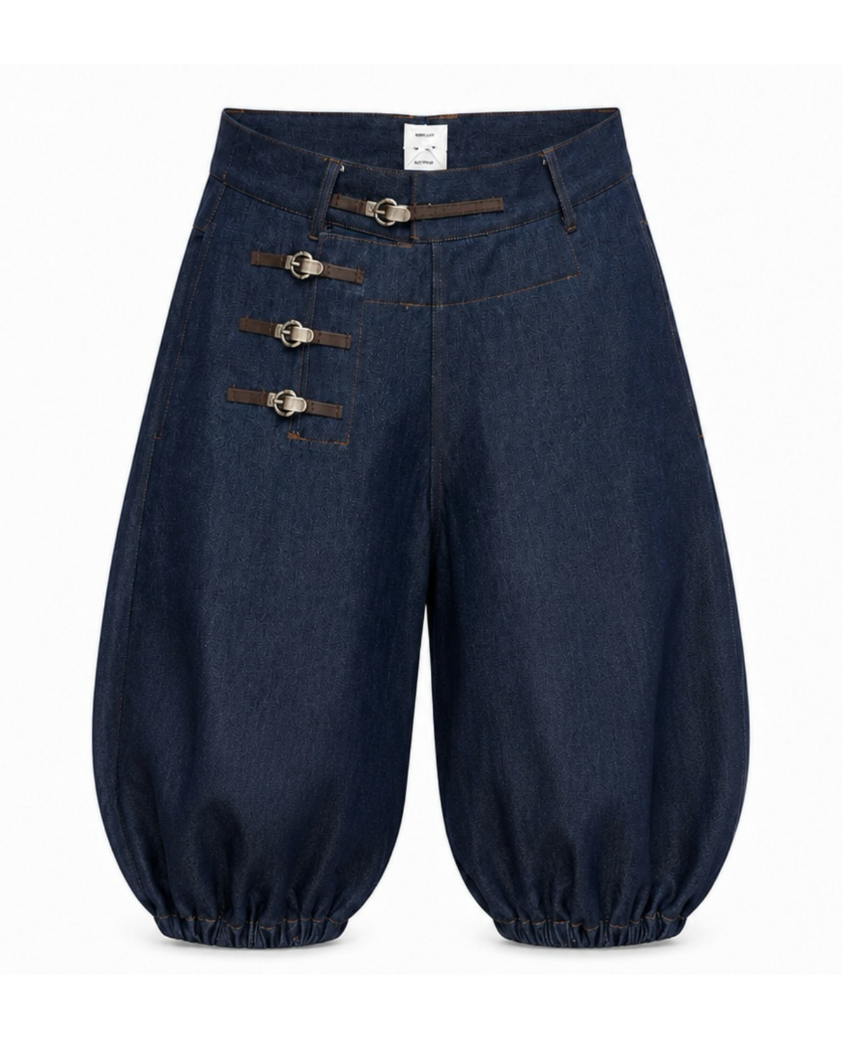 BUCKLED BALLOON TROUSERS