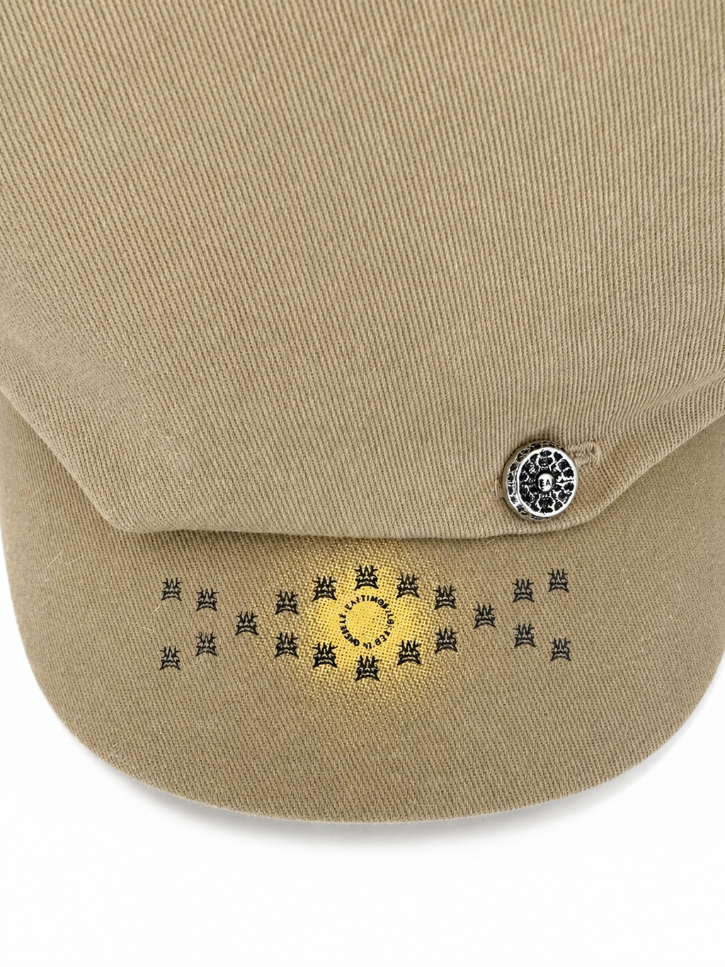 KHAKI PEASANT CAP - RUNWAY PIECE AW26