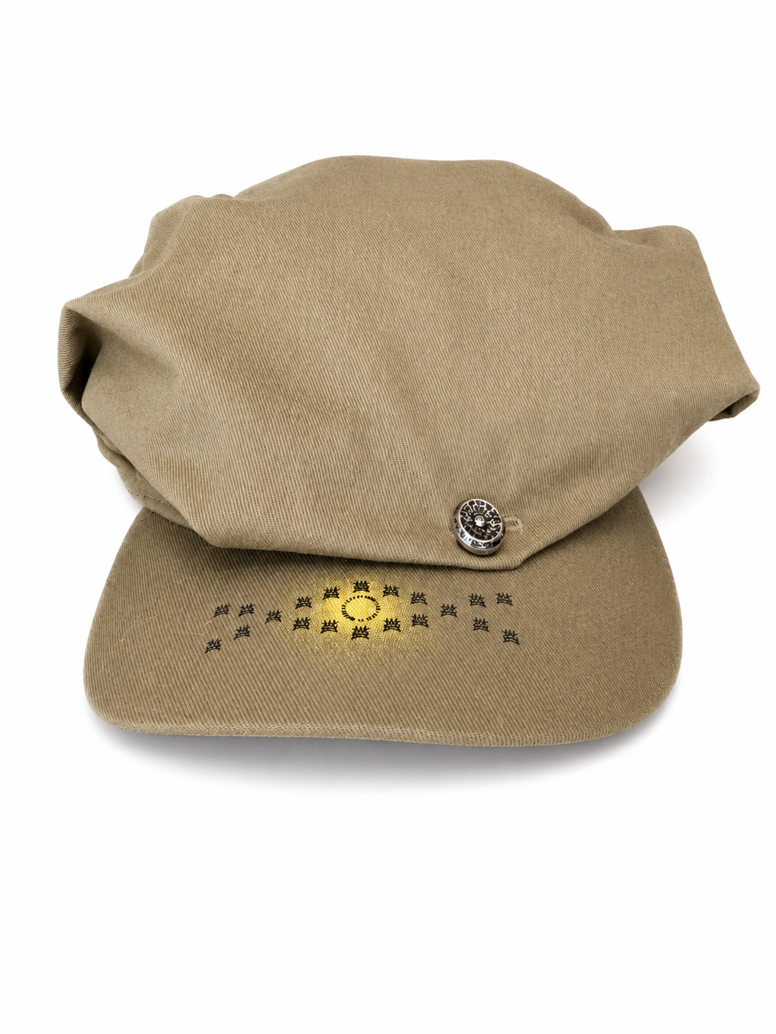 KHAKI PEASANT CAP - RUNWAY PIECE AW26