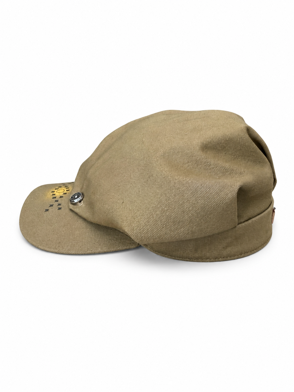 KHAKI PEASANT CAP - RUNWAY PIECE AW26