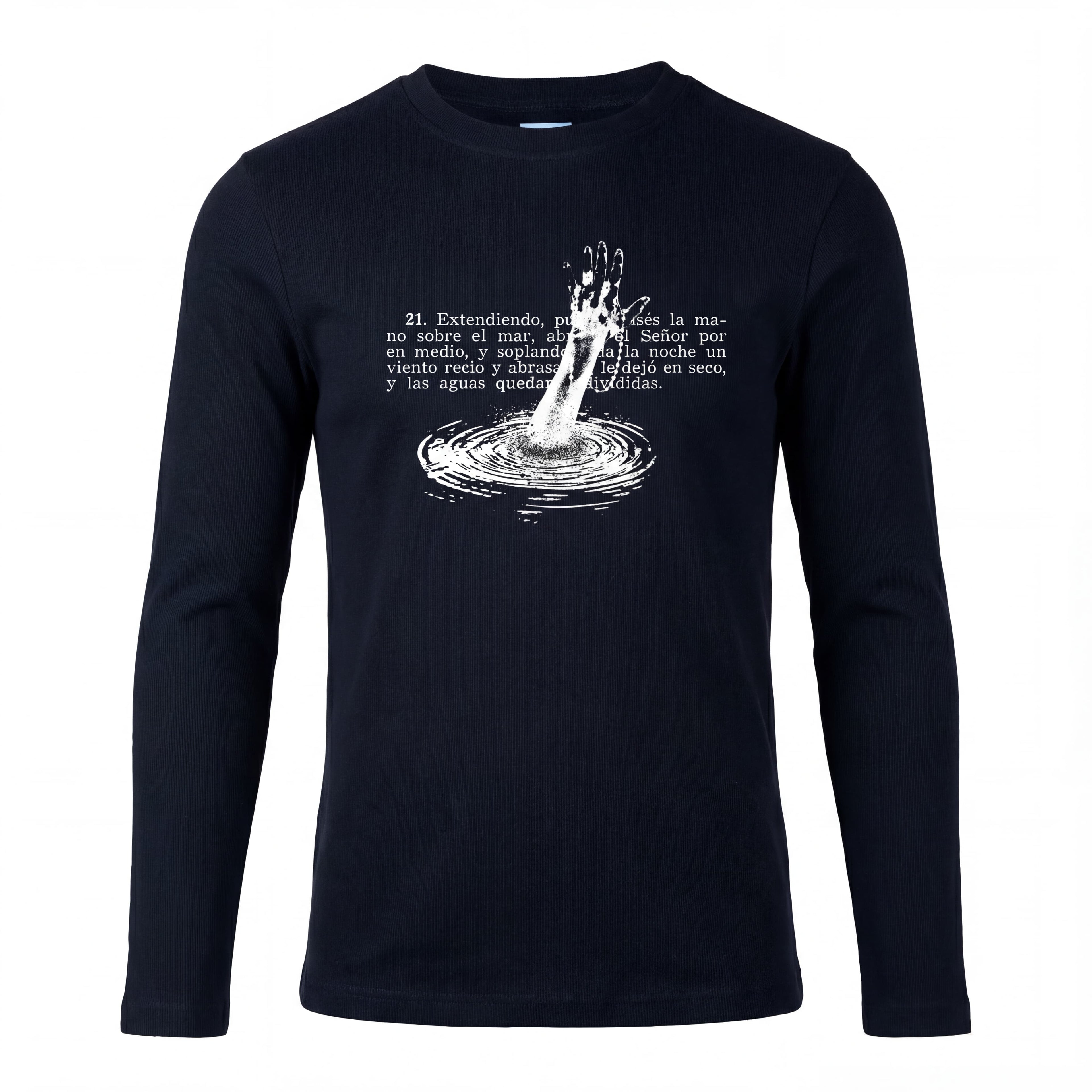 LONG SLEEVE SEA SPLIT Dark blue product image